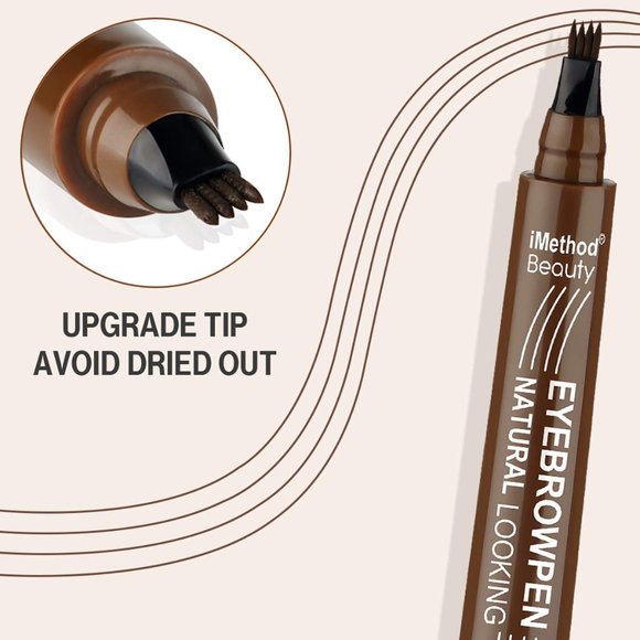 iMethod Light Brown 04 Eyebrow Pen - Upgrade Eyebrow TattooPen, Eyebrow Makeup - Picture 3 of 6